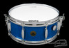 1960s Gretsch 'Name Band' Model 4157 Snare Drum Blue Sparkle Round Badge 5.5 x 14