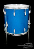 1960s Gretsch 16"x16" Round Badge Floor Tom Drum : Name Band : Blue Sparkle