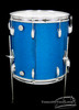 1960s Gretsch 16"x16" Round Badge Floor Tom Drum : Name Band : Blue Sparkle