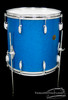 1960s Gretsch 16"x16" Round Badge Floor Tom Drum : Name Band : Blue Sparkle