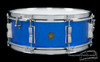1964 Ludwig Jazz Festival Model Snare Drum Blue Sparkle  : 5 x 14