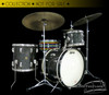 1960 Ludwig  Anniversary Sparkle Downbeat Drum Kit : 20 12 14