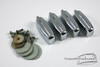 1950s 1960s (x4) Rogers Bass Drum / Floor Tom Bread Butter Lugs Holiday : Lot092