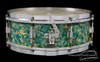 1930s Leedy 'Professional' Model Vintage Snare Drum : Rainbow Pearl : 5 x 14