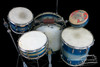 1930s Slingerland Vintage Radio King Blue Silver Duco Trap Drum Kit