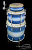 1930s Slingerland Vintage Radio King Blue Silver Duco Trap Drum Kit