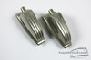 (x2) 1950s Ludwig WFL Bass Floor Tom Drum Lugs Nickel Hardware : Lot038