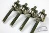 1920s 30s Ludwig Snare Drum Tension Rods & Clips Nickel over Brass : Lot215
