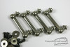 (x4) 1920s 30s Ludwig Snare Drum Tube Lugs Vintage Nickel : Lot161