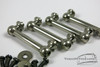 (x4) 1920s 30s Ludwig Snare Drum Tube Lugs Vintage Nickel : Lot161