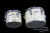 1960s Rogers Concert Toms WMP Vintage Drums White Marine Pearl : 8" & 10"