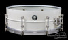 1940s Leedy Reliance Model White Lacquer Vintage Snare Drum : 5 x 14