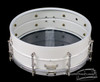 1940s Leedy Reliance Model White Lacquer Vintage Snare Drum : 5 x 14