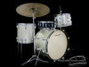 1966 Slingerland 'Modern Jazz Outfit' Vintage Drum Kit Sparkling Silver : 20-12-14