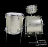 1966 Slingerland 'Modern Jazz Outfit' Vintage Drum Kit Sparkling Silver : 20-12-14