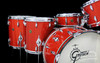 1962 Gretsch Progressive Tangerine Sparkle Outfit  : 20- 12 - 14 - 14 - 16