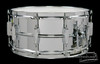 1976 Ludwig Supraphonic Snare Drum Chrome Aluminum : 6.5 x 14
