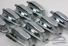 (x8) 1960s Ludwig Bass Floor Tom Drum Lugs Chrome Hardware : Lot037