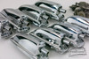 (x8) 1960s Ludwig Bass Floor Tom Drum Lugs Chrome Hardware : Lot037