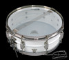 1930s Leedy White Elite Model Vintage Brass Snare Drum : 5 x 14
