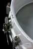 1930s Leedy White Elite Model Vintage Brass Snare Drum : 5 x 14