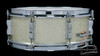 1966 Ludwig Jazz Festival Sparkling Silver Pearl Snare Drum Keystone :  5 x 14 