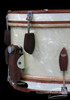 1940s Slingerland WWII Rolling Bomber Snare Drum WPM Vintage  : 7 x 14