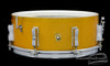 1966 Ludwig Jazz Festival Sparkling Gold Pearl Snare Drum Keystone :  5 x 14 