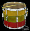 1948-52 WFL Classic Parade Snare Drum Sparkling Red Green Gold Pearl :  12 x 15