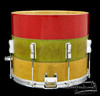 1948-52 WFL Classic Parade Snare Drum Sparkling Red Green Gold Pearl :  12 x 15