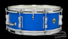 1965 Ludwig Jazz Festival Sparkling Blue Pearl Snare Drum Keystone :  5 x 14 