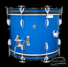 1967 Ludwig Downbeat Outfit Drum Kit : Sparkling Blue Pearl : 20 14 12