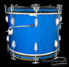1967 Ludwig Downbeat Outfit Drum Kit : Sparkling Blue Pearl : 20 14 12