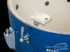 1967 Ludwig Downbeat Outfit Drum Kit : Sparkling Blue Pearl : 20 14 12