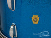 1967 Ludwig Downbeat Outfit Drum Kit : Sparkling Blue Pearl : 20 14 12