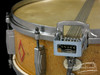 1936 Ludwig 'Super-Ludwig' Dressed Gold / Red Flash Snare Drum  :  5 x 14