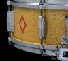 1936 Ludwig 'Super-Ludwig' Dressed Gold / Red Flash Snare Drum  :  5 x 14