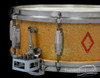 1936 Ludwig 'Super-Ludwig' Dressed Gold / Red Flash Snare Drum  :  5 x 14