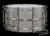 1920s Ludwig 'All Metal' Model Nickle Brass Snare Drum  :  6.5 x 14