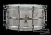1920s Ludwig 'All Metal' Model Nickle Brass Snare Drum  :  6.5 x 14