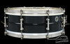 1930-40s Leedy Reliance Model Black Lacquer Vintage Brass Snare : 5 x 14
