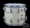 1967 Rogers Parade Dynasonic Snare & Rudimental Bass Drum White Marine Pearl :  6.5 x 14 - 14 x 28
