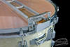 1967 Rogers Parade Dynasonic Snare & Rudimental Bass Drum White Marine Pearl :  6.5 x 14 - 14 x 28