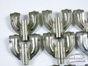 (x8) Vintage 1960s Leedy Slingerland Drum Claws Nickel Hardware : Lot047