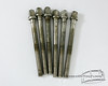 (x6) 1930s 40s 50s Leedy Drum Tension Rods 3" Nickel 12/24 : Lot116