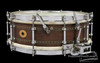 1929 Ludwig 'Super Sensitive' Mahogany Decorative Inlay Snare Drum : 5 x 14 