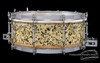 1929-34 Ludwig 'Super Sensitive' Streaked Opal Pearl Snare Drum : 5 x 14 