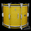 1960s Slingerland Gold Sparkle Pearl Parade Model Tenor Drum 12" x 16"