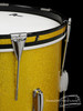1960s Slingerland Gold Sparkle Pearl Parade Model Tenor Drum 12" x 16"