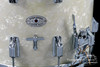 1967 Rogers Parade Dynasonic Marching Snare Drum White Marine Pearl 12 x 15